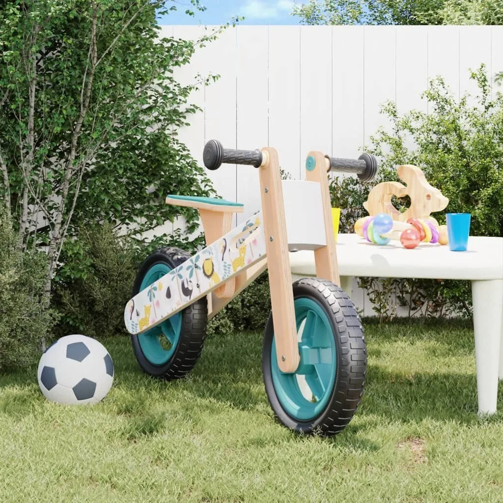 Vélo d'exercice enfant bleu imprimé ergonomique et selle ajustable