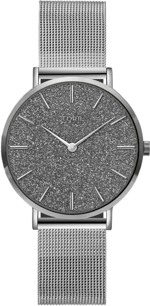 Montre Femme Chic Argentée TORII - Parfaite pour le Travail et Soirée
