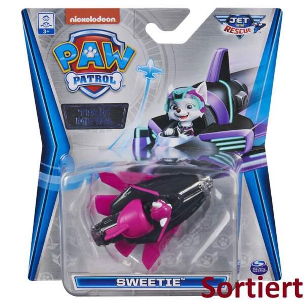 PAW Patrol True Metal Jet to the Rescue Fahrzeuge, Produktbild 