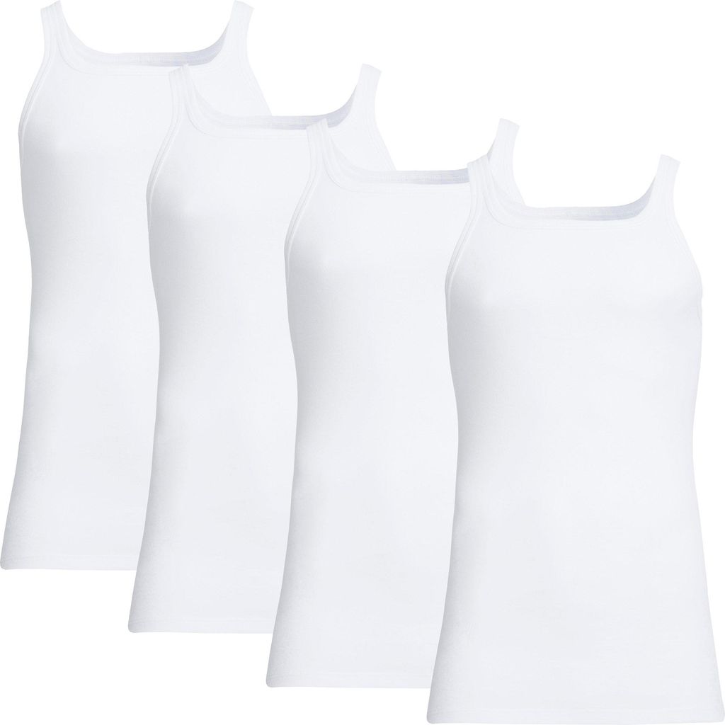 Con-ta Herren-Unterhemd 4er-Pack weiß 10