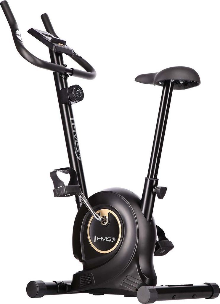 Magnetický stacionárny bicykel, nastaviteľný odpor, čierny Obrázok produktu 