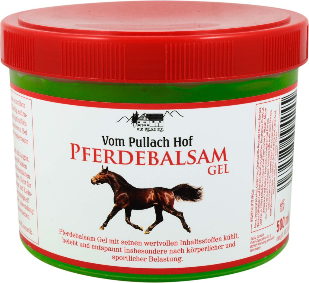 Vom Pullach Hof Pferdebalsam Gel, 500 ml Gel Produktbild 