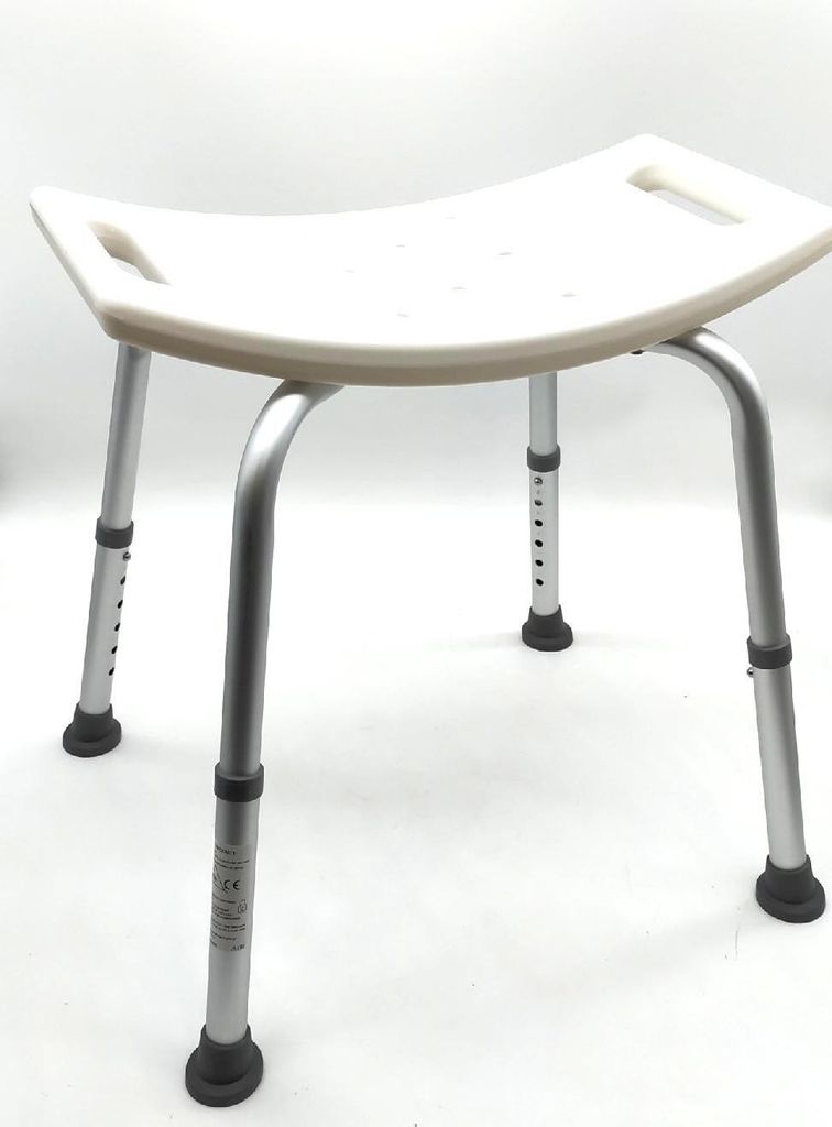 Antar AT51009 Aluminium Dusche Toiletten Schemel 1.8 kg Weiß Interieur
