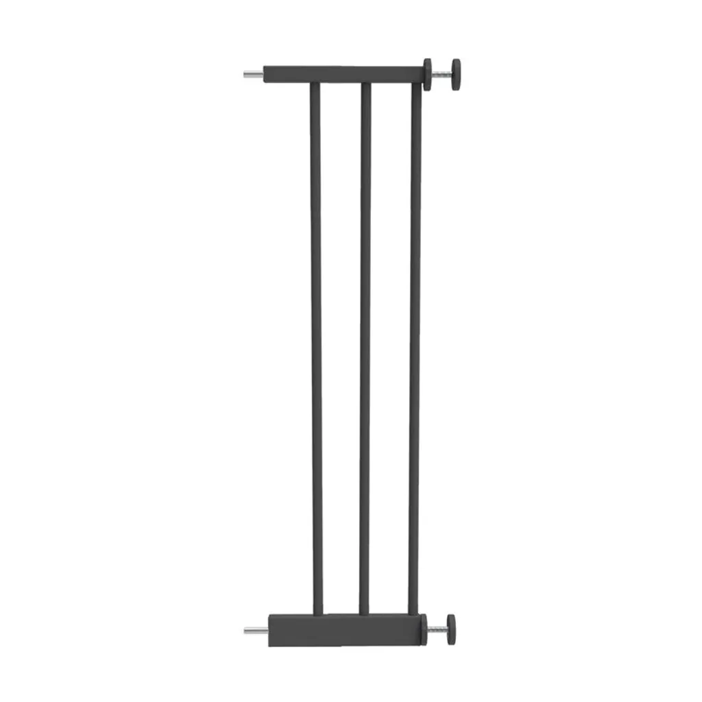 Barrière de sécurité bébé noire 20 cm en métal - Robuste et design noir - 2