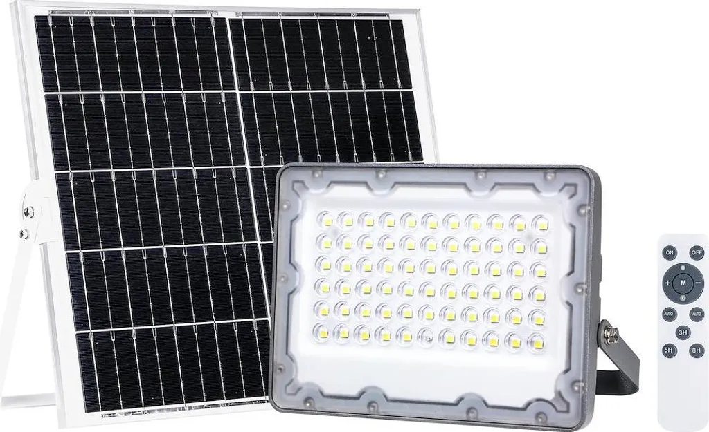 Projecteur Solaire LED Fokus 60W Eko-Light EKO9091 900lm avec Télécommande