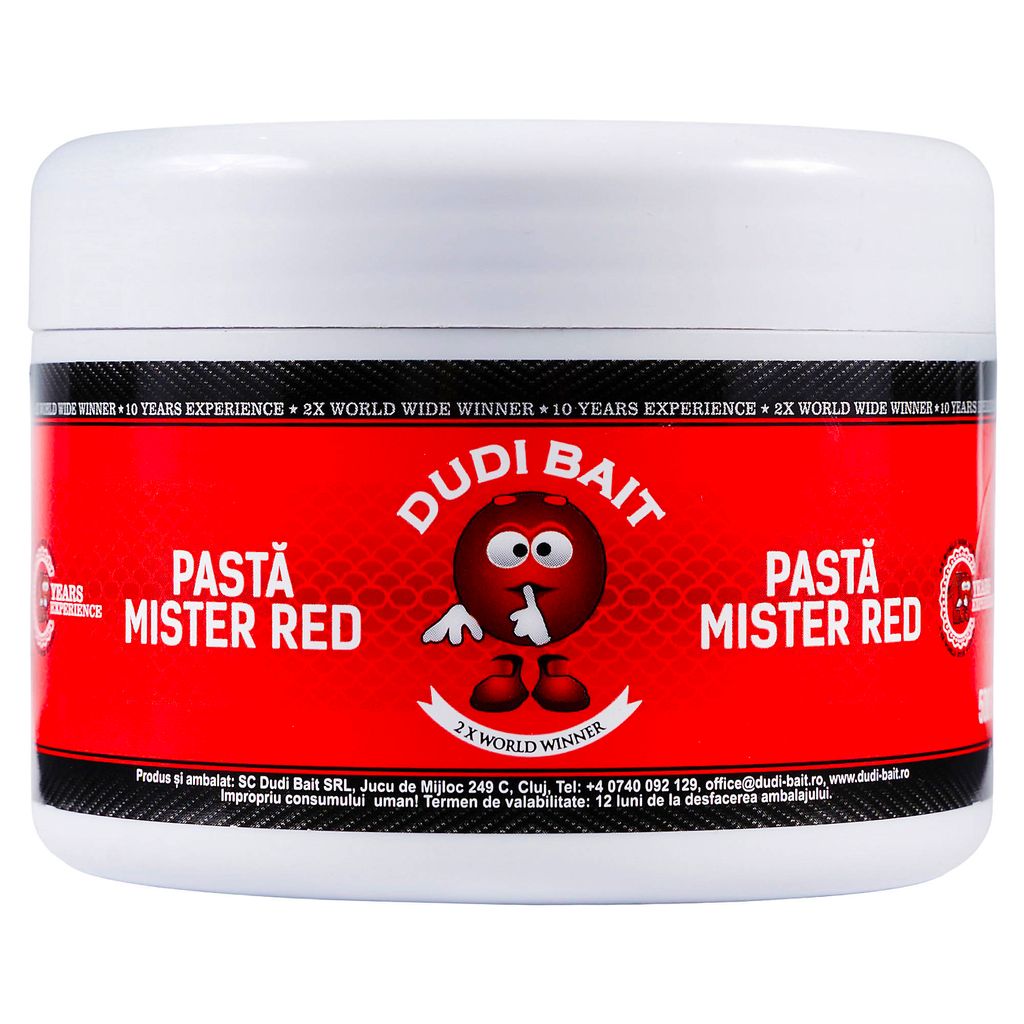 Dudi Bait Mister Red Paste 500g Obrázok produktu 