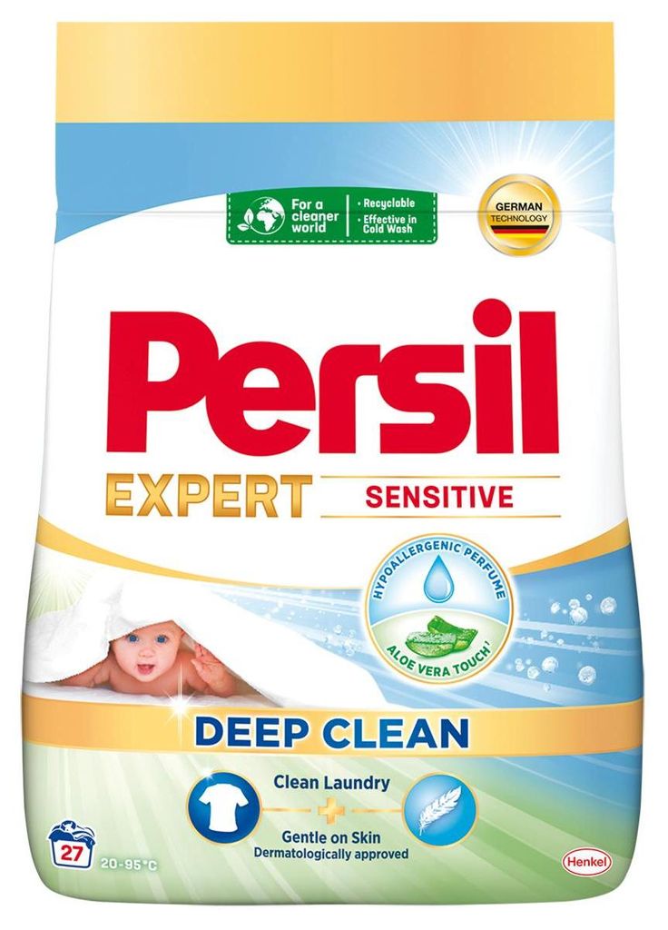 Persil Proszek do Prania Deep Clean Expert Sensitive 1,485 kg 27 Prań