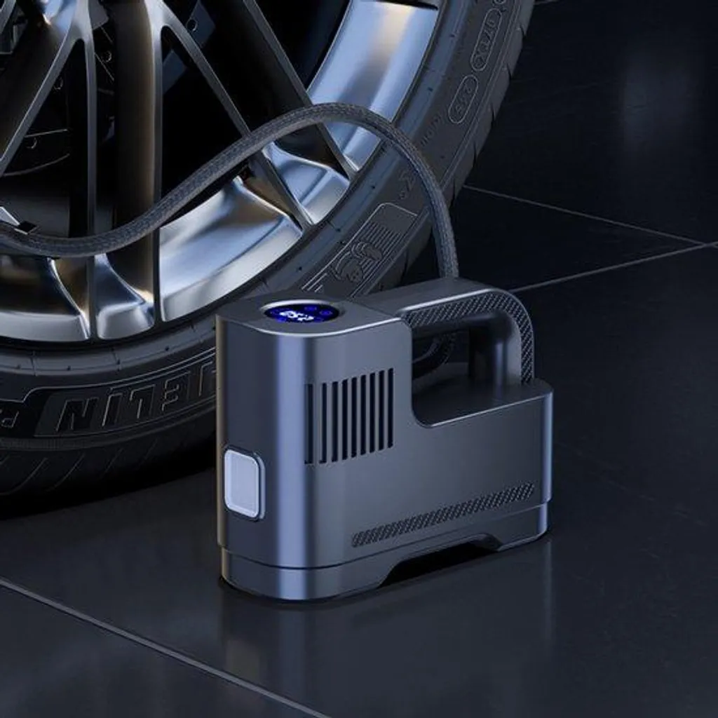 Compresseur de voiture numérique intelligent avec manomètre de précision