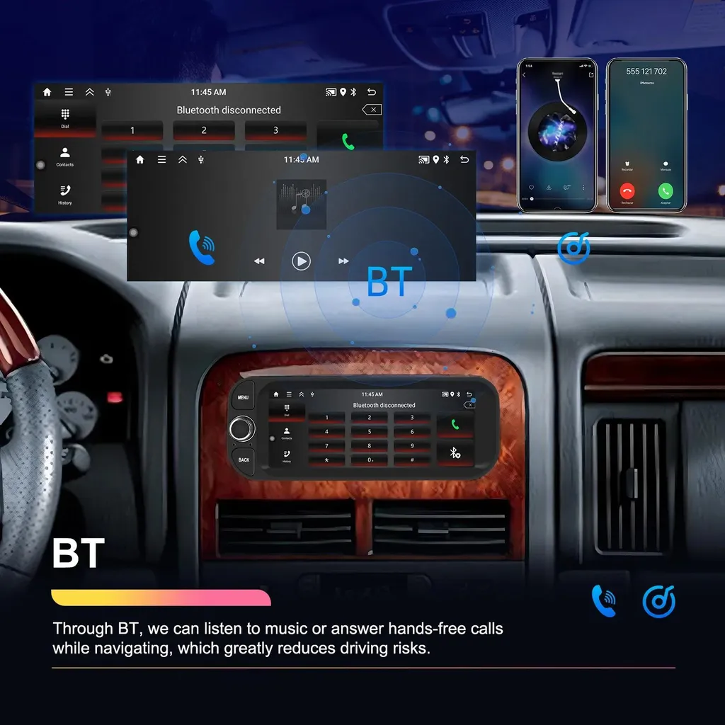 Autoradio CarPlay Android 2 DIN pour Dodge Durango 2002-2003 RAM 2Go - 12
