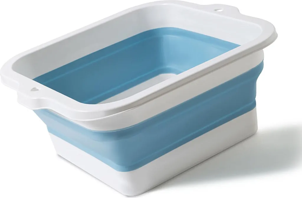 Bassin de bain de pieds pliable pour relaxation et voyage gain de place