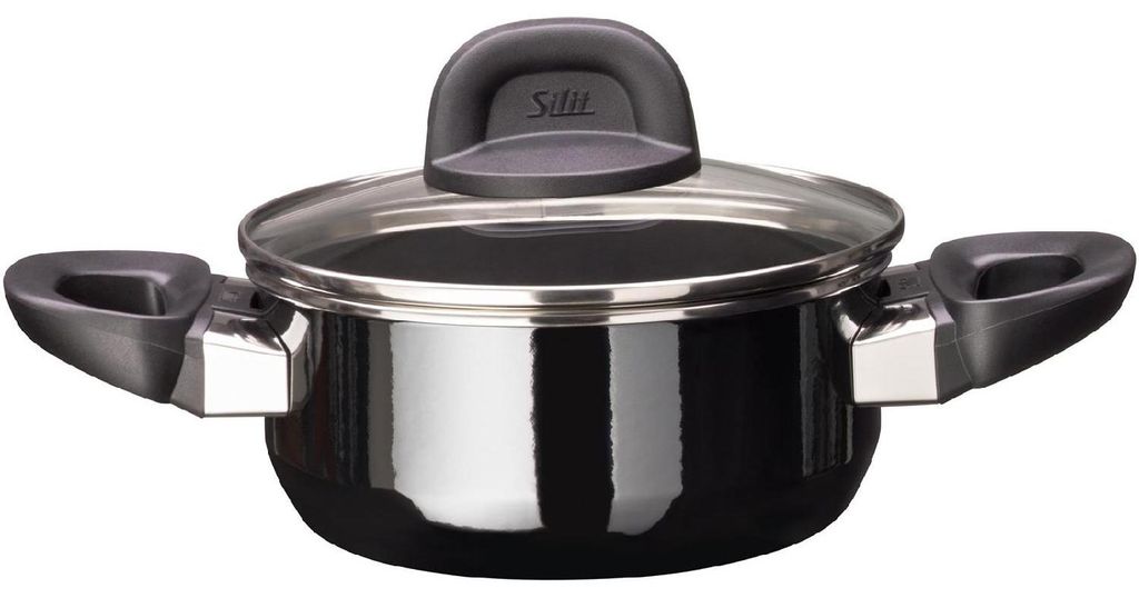 WMF Modesto Bratentopf 16cm Line black, 1,3 l, Schwarz, Produktbild 