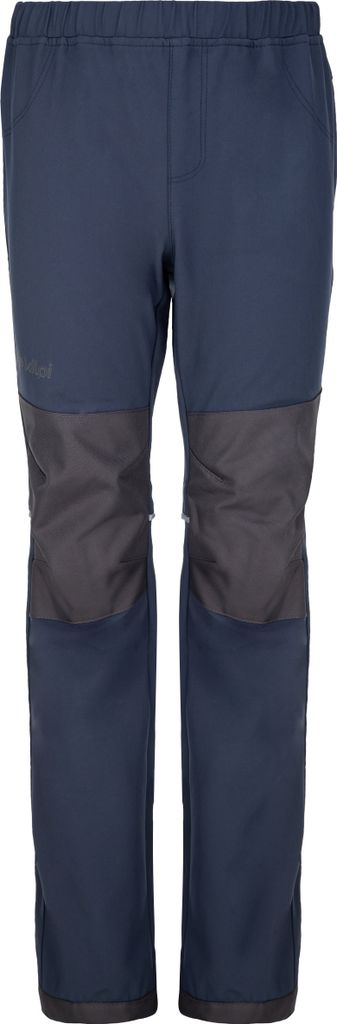 Kinder-Softshell-Outdoor-Hose Kilpi RIZO-J, DUNKELBLAU, Größe 98