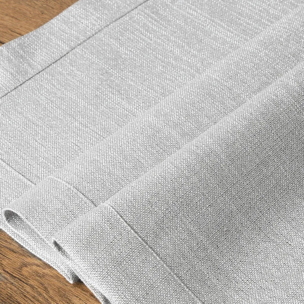 Nappe Stella 2 gris clair 145x300 cm, textile résistant et élégant - 6