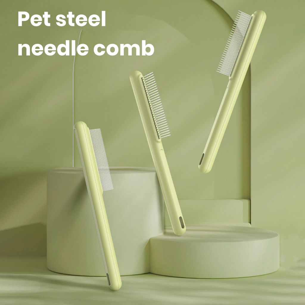 Haustierkamm, sanfter Entwirrungskamm für Hunde, multifunktionaler Katzenhaarentferner, Haustierpflegezubehör, Heimtierbedarf