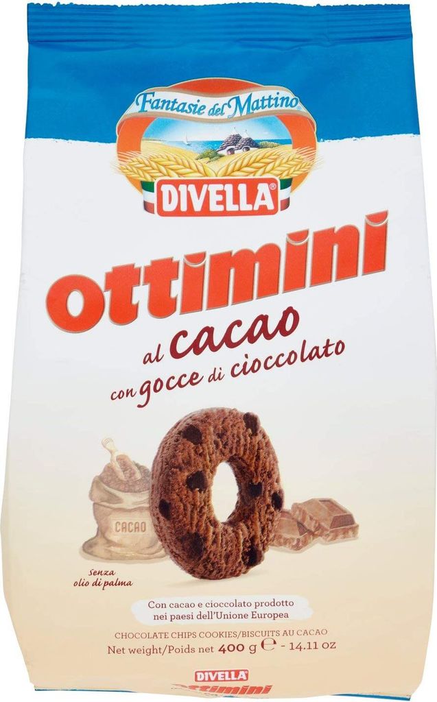 Divella - Ottimini Biscotti al Cacao