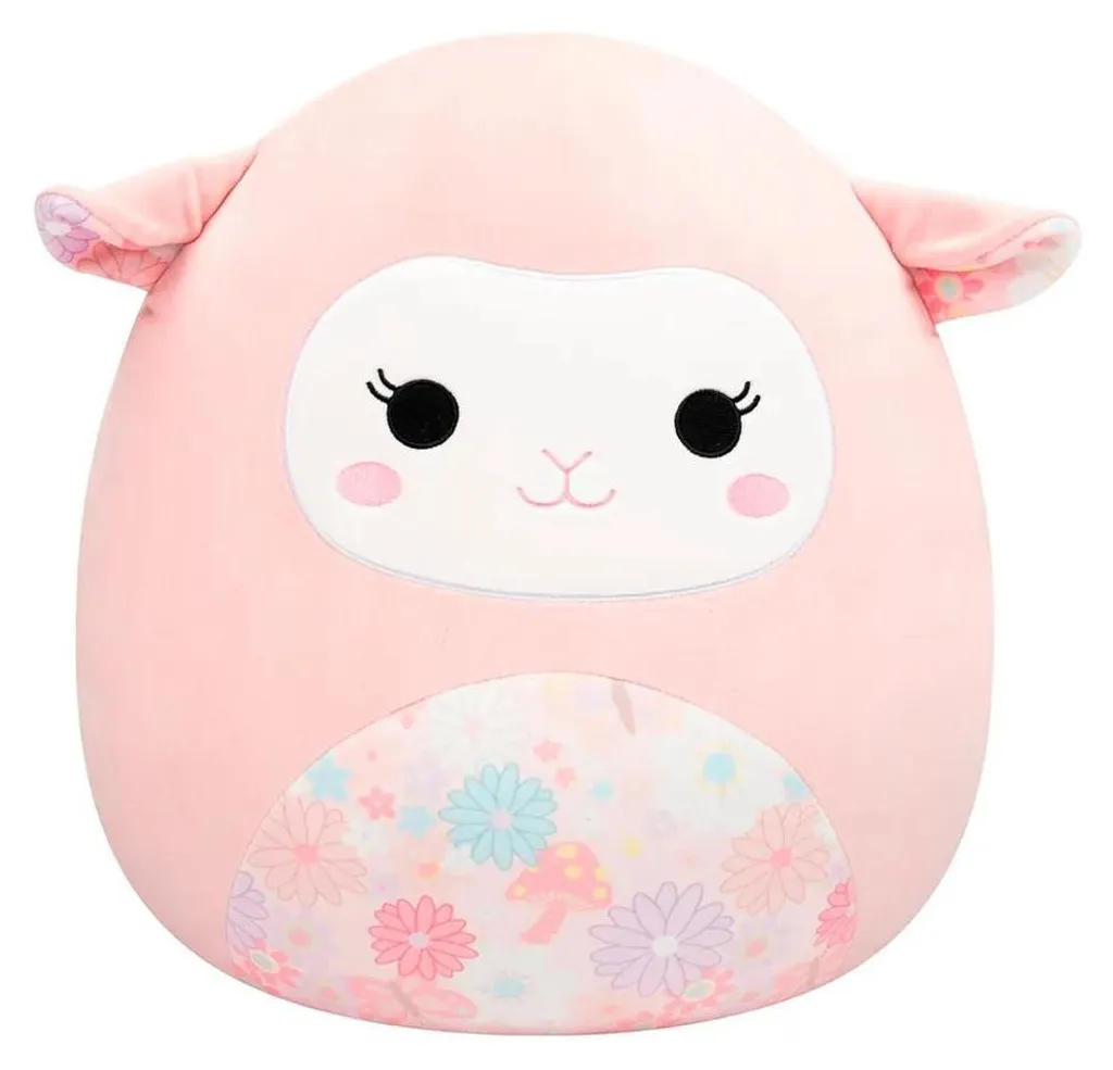 Lala Squishmallows 40 cm - Peluche Ultra Moelleuse et Originale Agneau