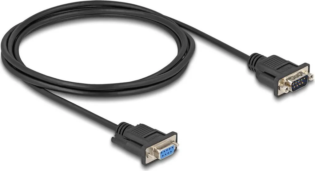 Cavo Seriale 1m Delock 87833 - Collegamento RS232 per Retro PC e Modem - 1