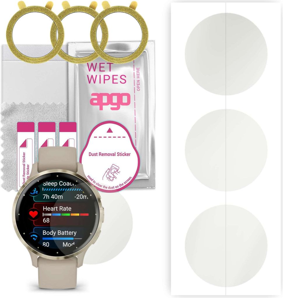 apgo 3 Stück Schutzfolie, Matt, kompatibel mit Garmin Venu Produktbild 