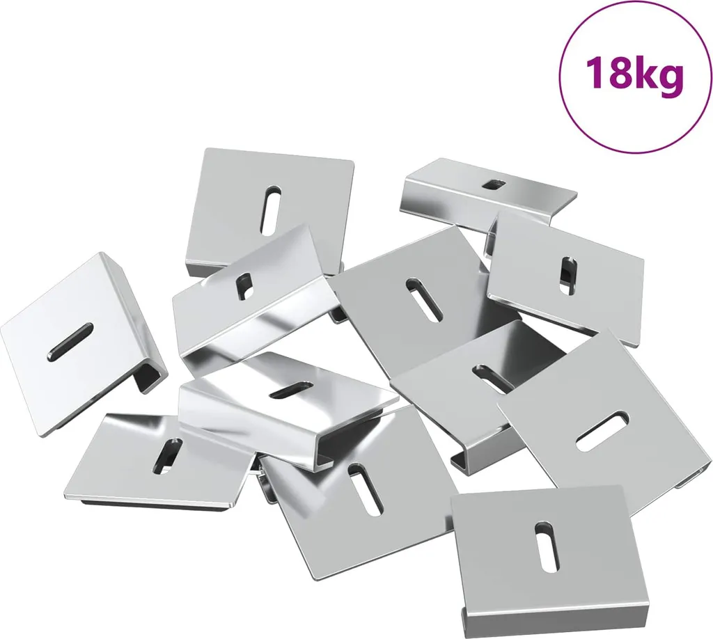 Fixez vos miroirs avec le support de rétroviseur acier nickelé 340 pcs