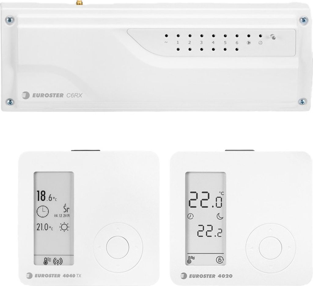 Euroster C6RX Set 1x EU4040TX, 1x EU4020TX