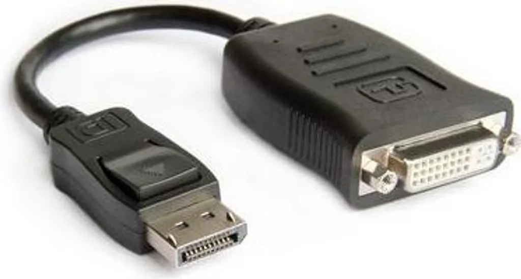 Adattatore Attivo Hamlet XVADP12-DVAC 4K DisplayPort a DVI Nero