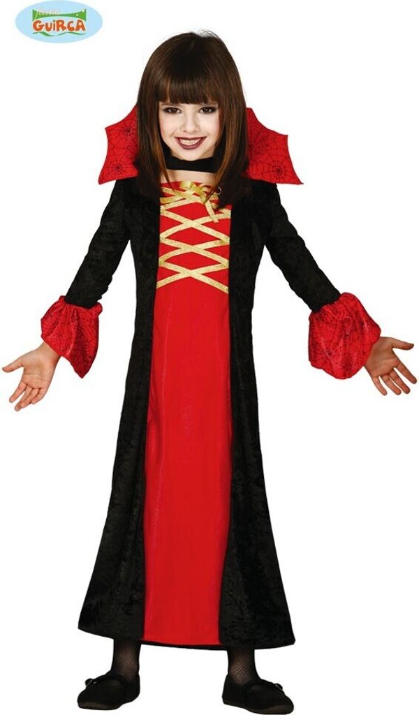 Vampir Kostüm für Mädchen Gr. 98-146, Größe:98/104