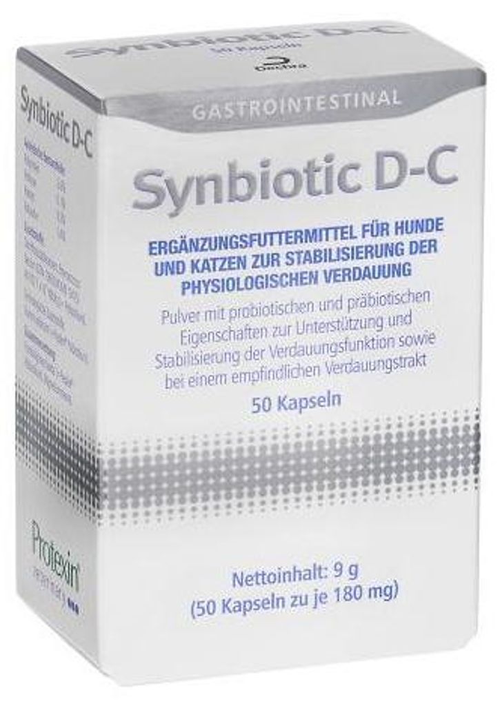 Synbiotic D-C Diätfuttermittel Kps.f.Hunde/katzen 50 St