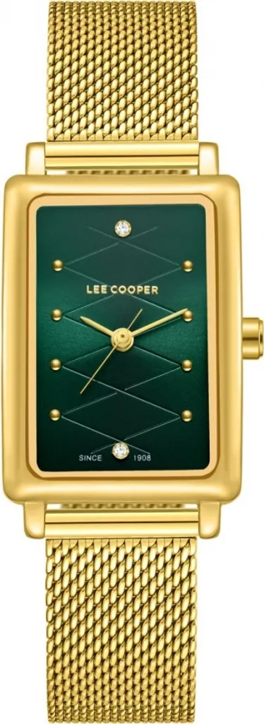 Montre Femme Chic Lee Cooper LC08076.170 Verte Idéale Cadeau et Soirée