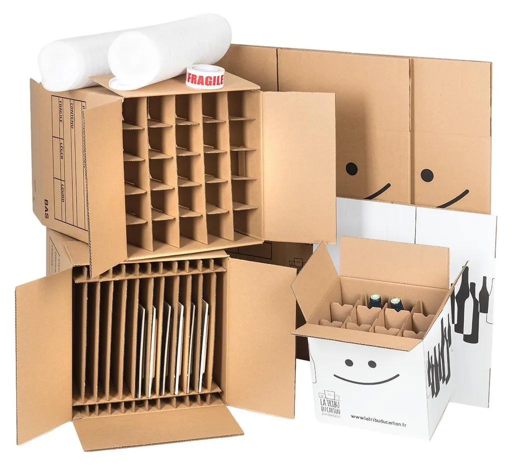 Kit emballage vaisselle pour déménager la cuisine sans casse