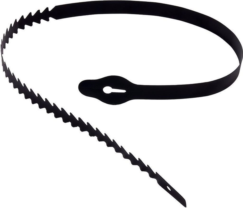 Ersatzschlaufe für Rad-/Reifenanhänger DIN A6, schwarz, Schwarz, Schlaufenlänge 80 cm, Verpackungseinheit: 1 P/100