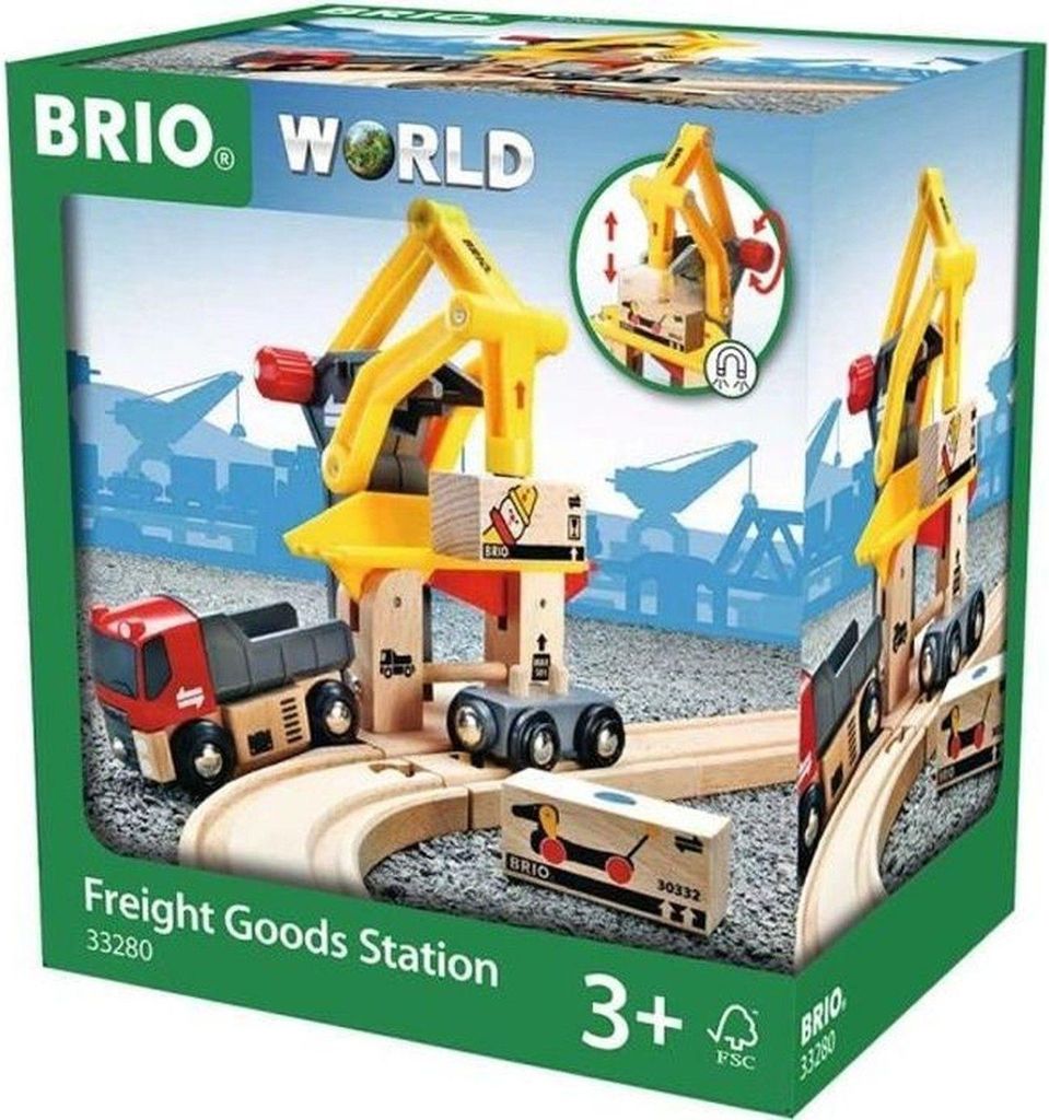 Brio World Cargo Crane - Wooden Train Set Accessory - Immagine del prodotto 