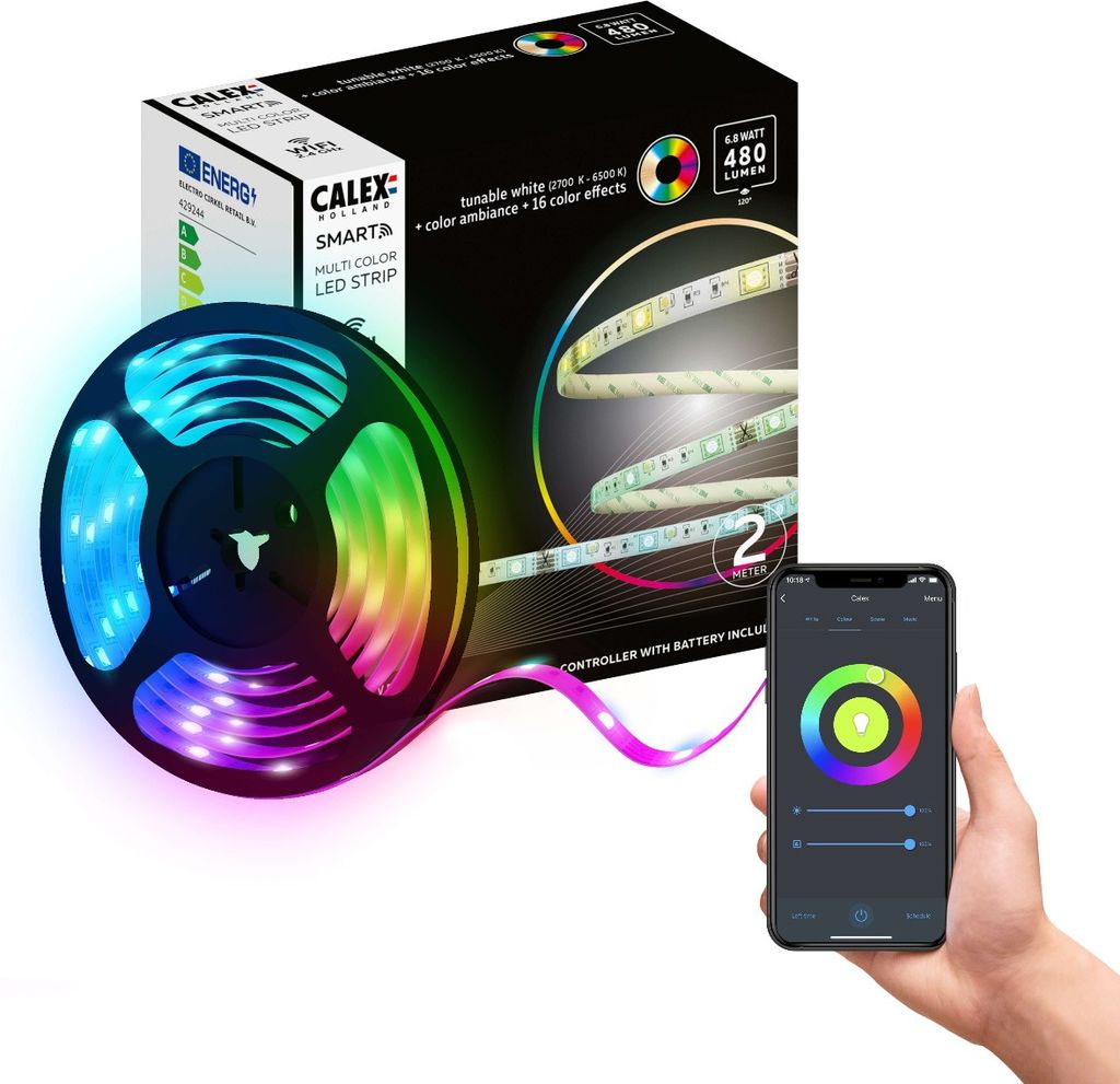 Calex Smarter Striscia LED RGBW e dimmerabile in Kelvin 2 m Immagine del prodotto 