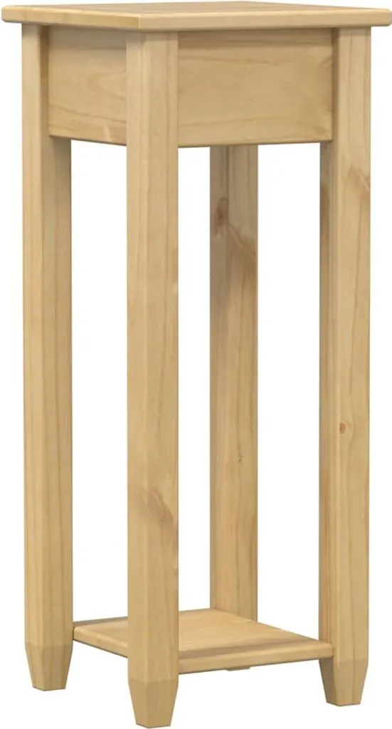 Support fleurs 73 cm en bois de pin massif avec structure stable carrée - 6