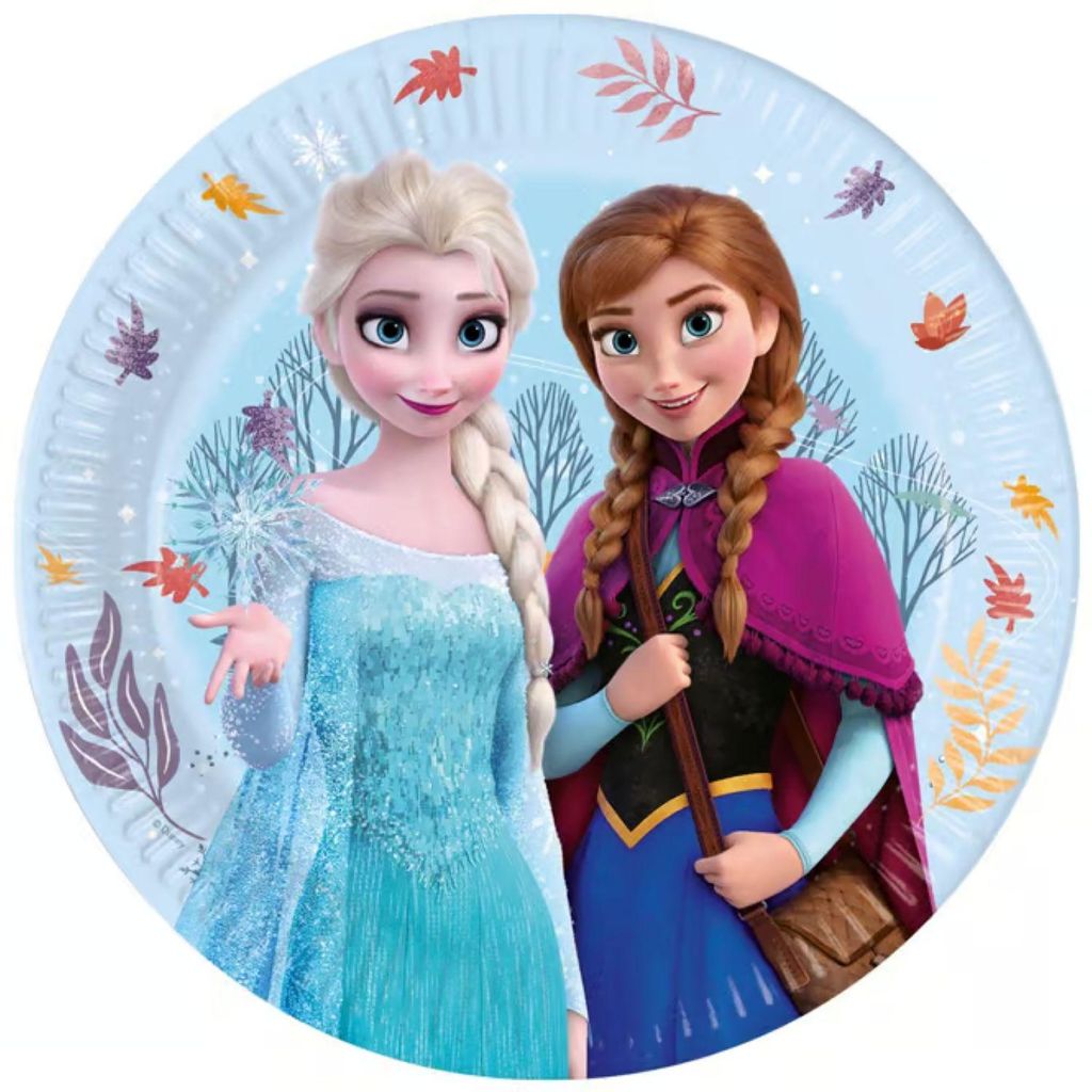 Procos Disney Eiskönigin Idyllic Wonder Pappteller 8 Stk. 23 cm
