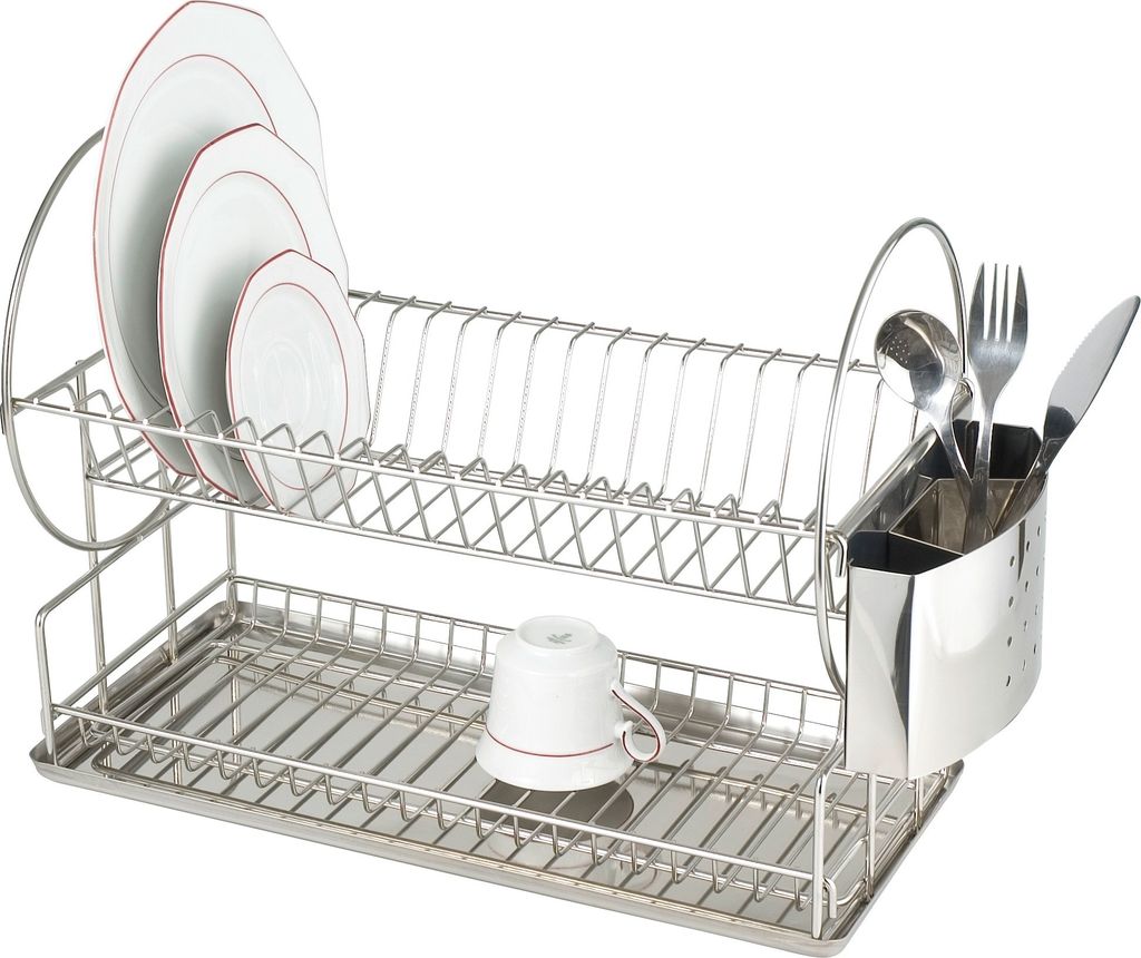 Ociekacz do naczyń Wenko Exclusiv Duo stal nierdzewna Zdjęcie produktu 