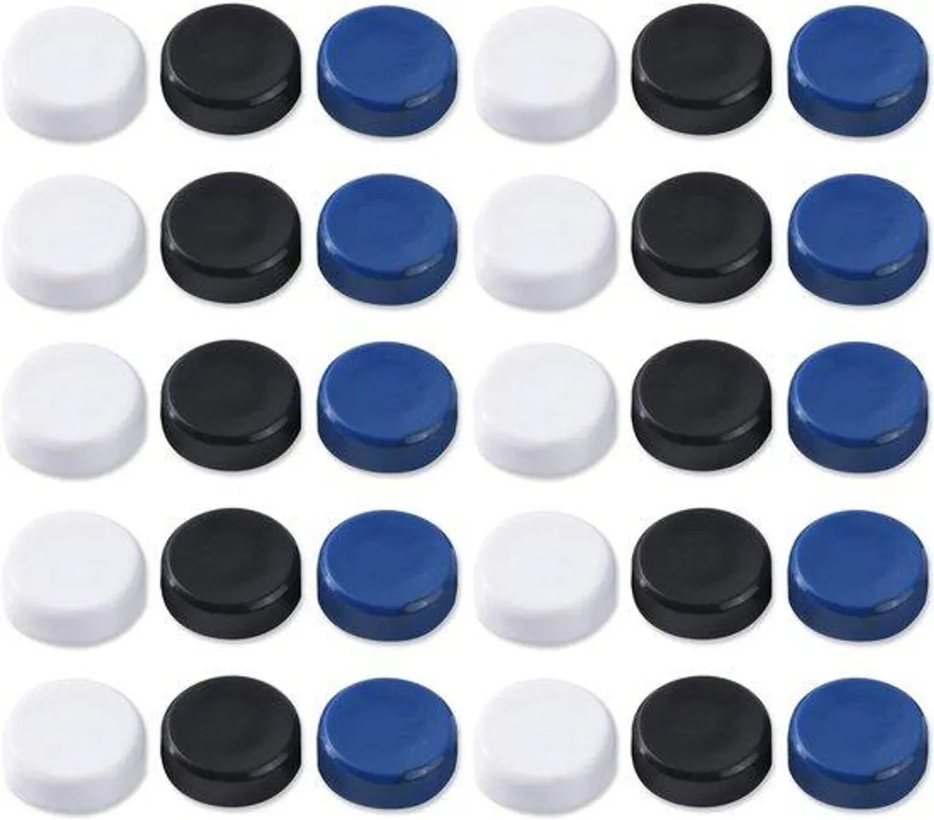 Aimants ronds pour tableau blanc puissants 30 pièces - Autocollants couleurs