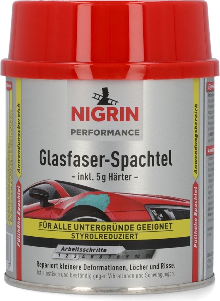 NIGRIN Performance Glasfaserspachtel 250g