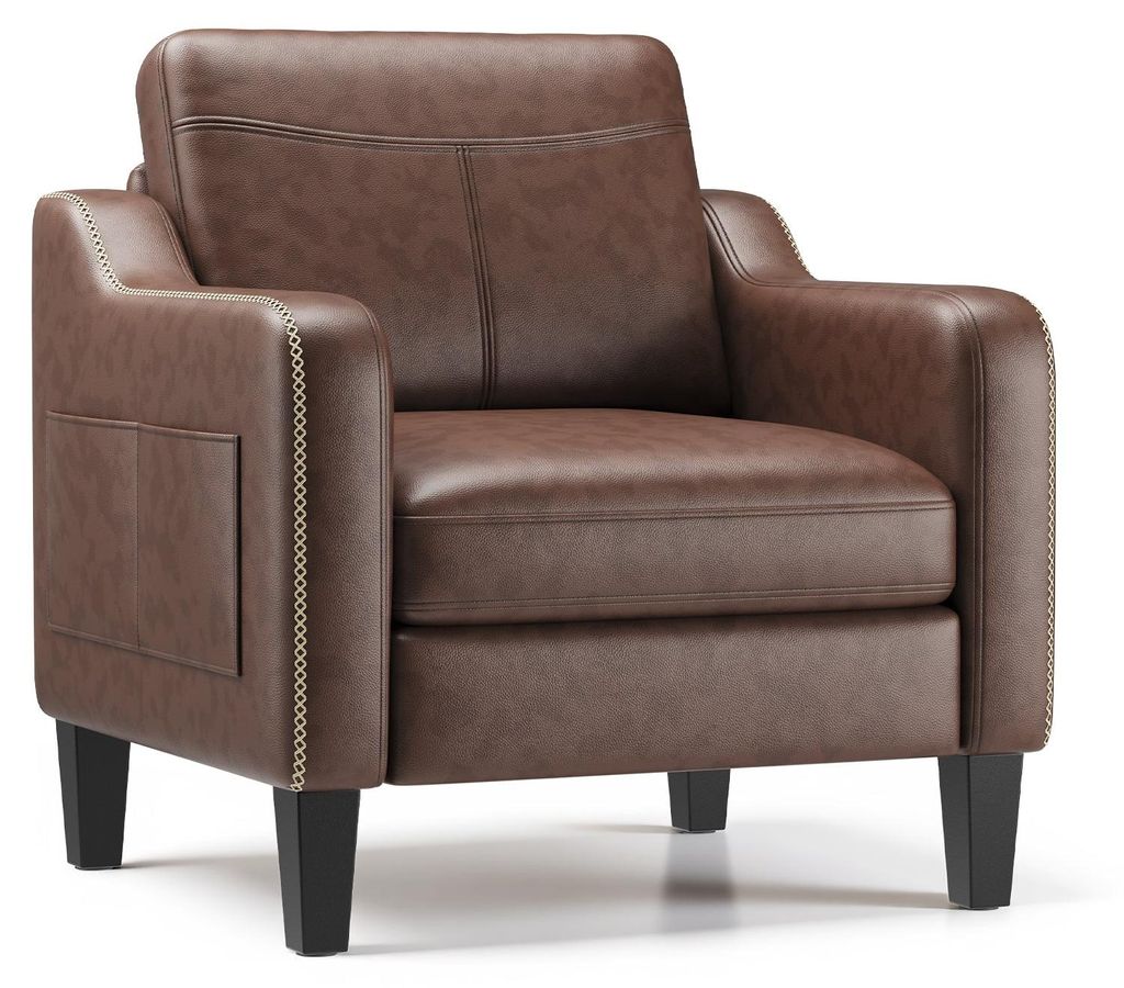 COLAMY : fauteuil d'appoint moderne enPolyuréthanede style Image du produit 