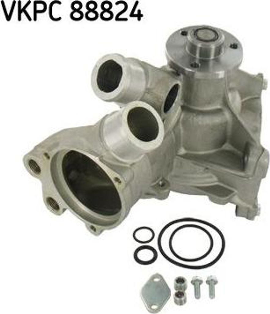 SKF VKPC 88824 Wasserpumpe, Motorkühlung OE 1042003301 kompatibel mit C-Klasse, E-Klasse, SL