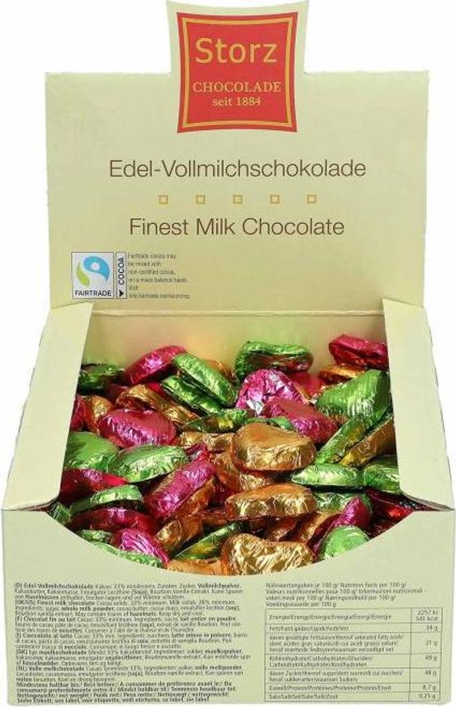 Storz Bunte Schoko-Herzchen 200er Produktbild 