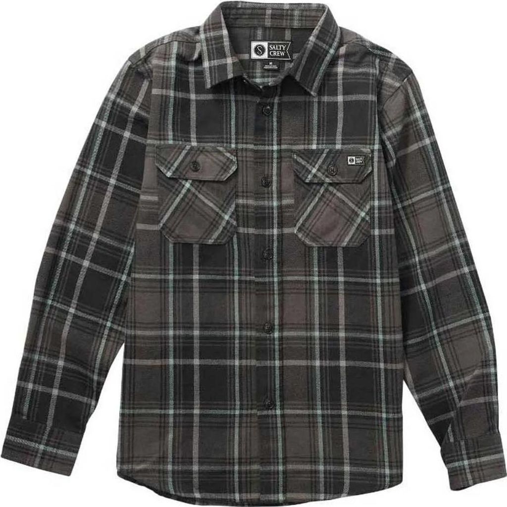 Salty Crew Daybreak Flannel Langarmhemd Grau L Jungen Grau L