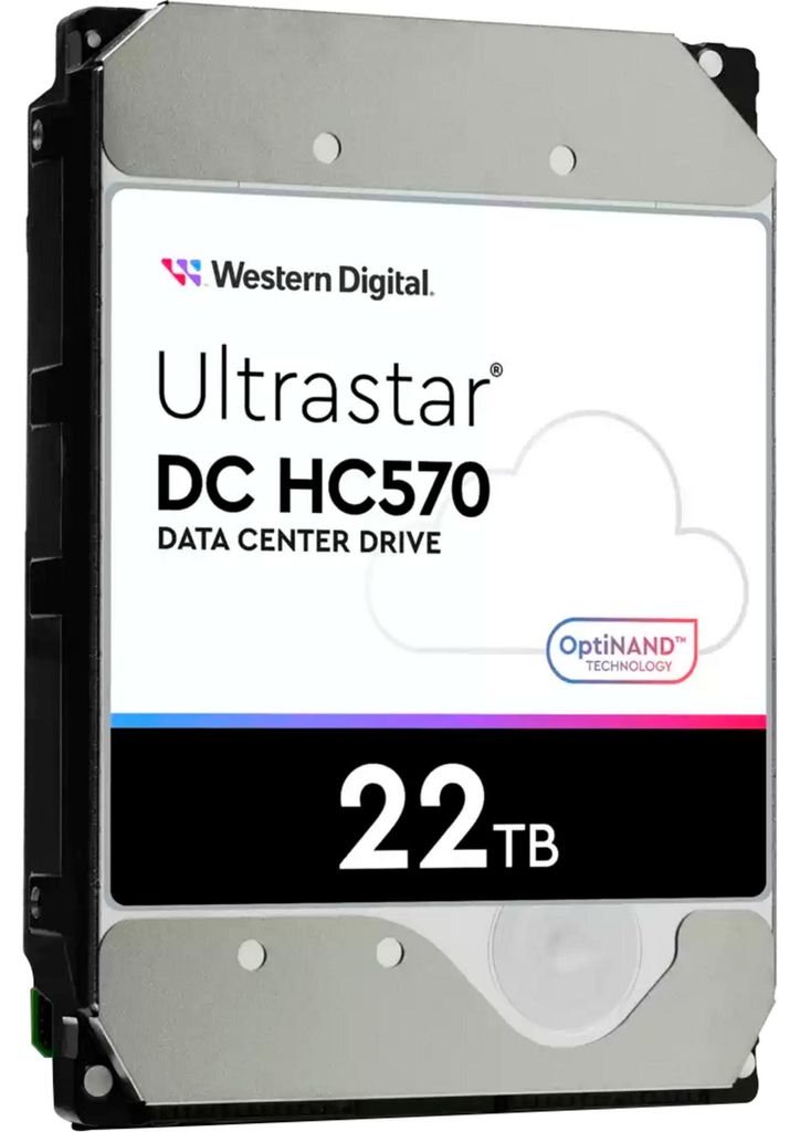 WD Ultrastar DC HC570 22TB, Festplatte, (SATA 6 Gb/s, 3,5", SE)