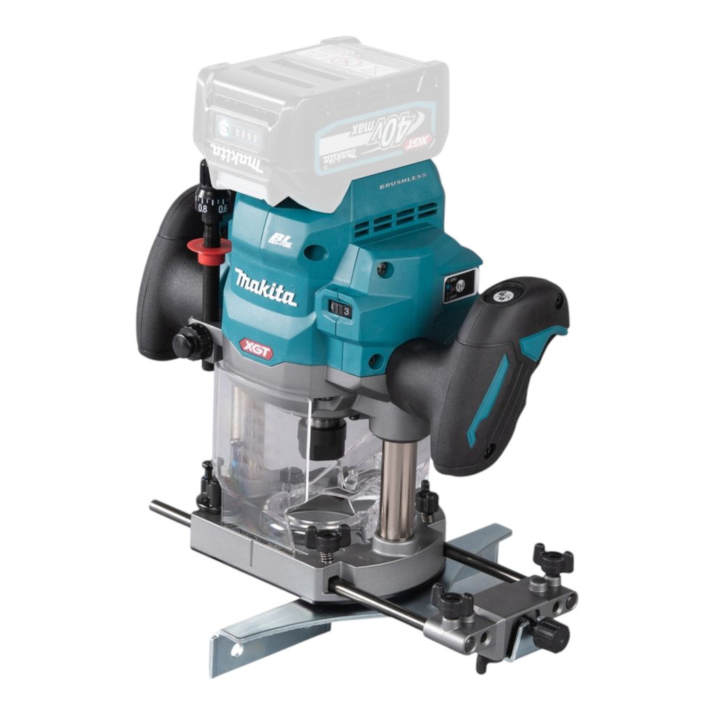 Makita RP001GZ Akku-Oberfräse 25000U/min 40V Li-Ion ohne Akku/Ladegerät