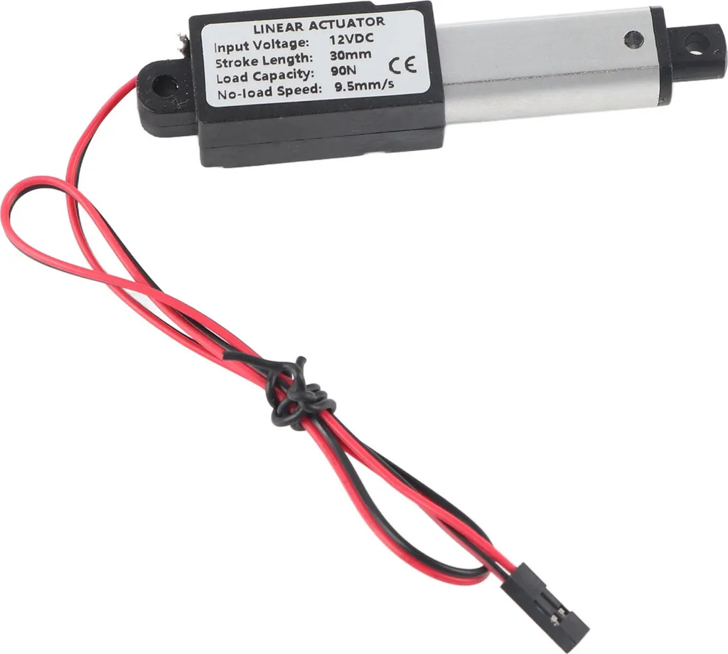 Mini Actionneur Linéaire 12V 30mm : Solution Compacte 90N Étanche - 3