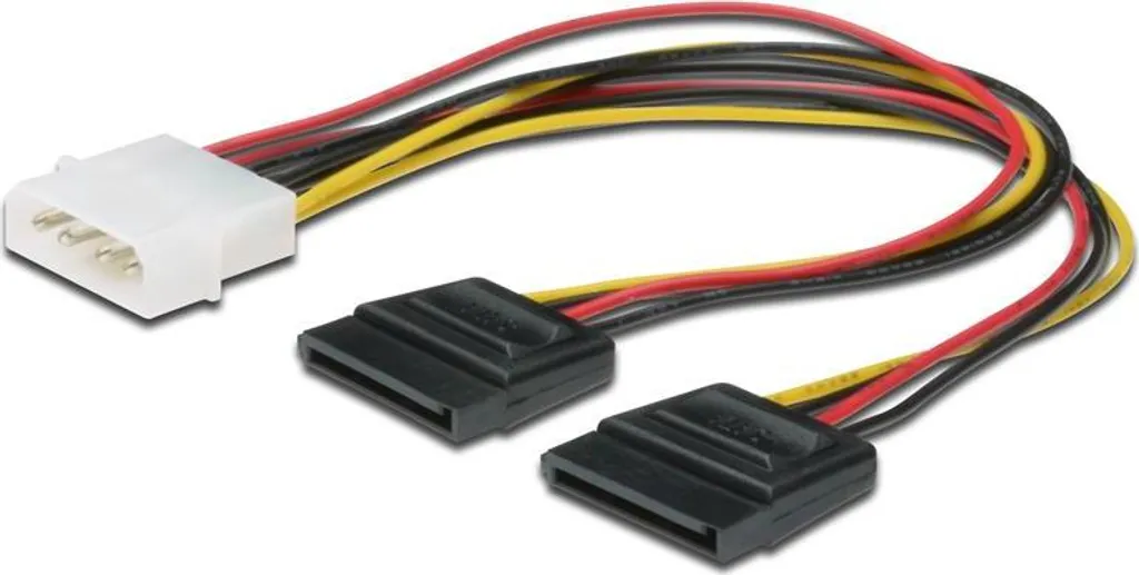 Cavo Alimentazione Interno Y 0.2m AK-430400-002-S IDE a 2x SATA UL