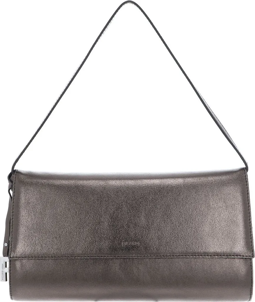 Petit Sac à Épaule pour Sortie et Mariage - Pochette Auguri Argentée