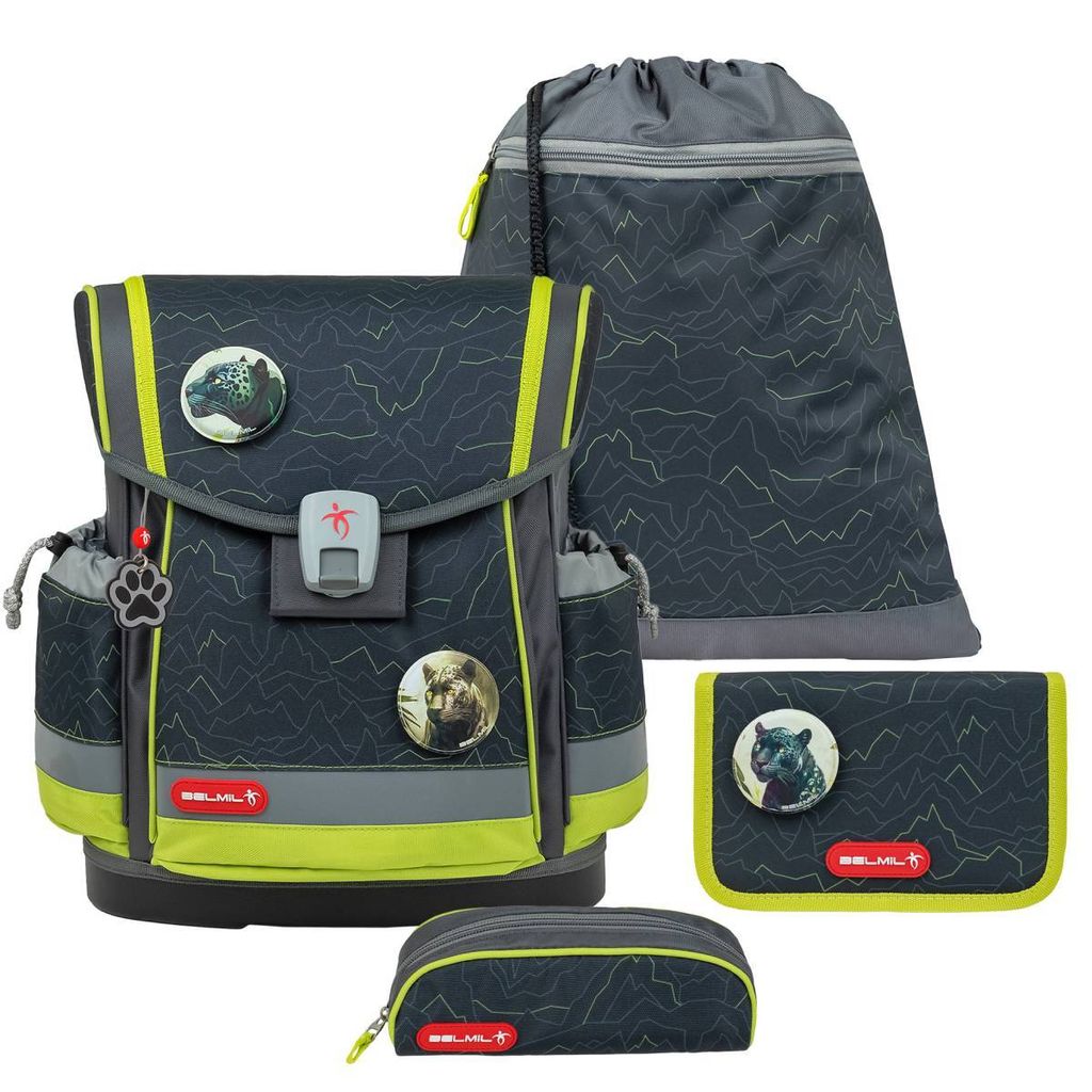 Belmil Schulranzen Set "Mountain Lime" 1.Klasse für Jungen Produktbild 