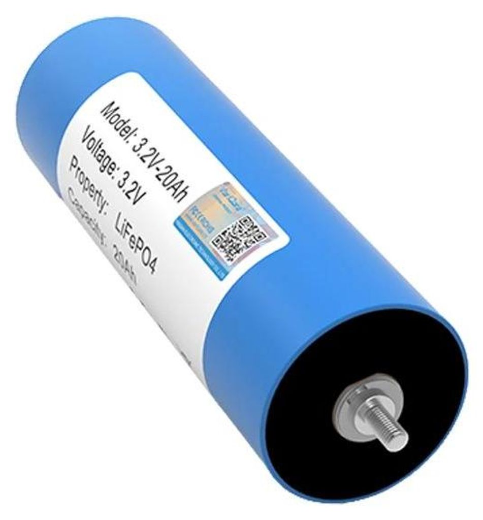 LiFePO4 Batteriezelle - C40 3,2V 20Ah - 20 Stück - Für 4S 12V Batteriepack - Off-Grid Solaranlage & Auto - Grade A Zellen