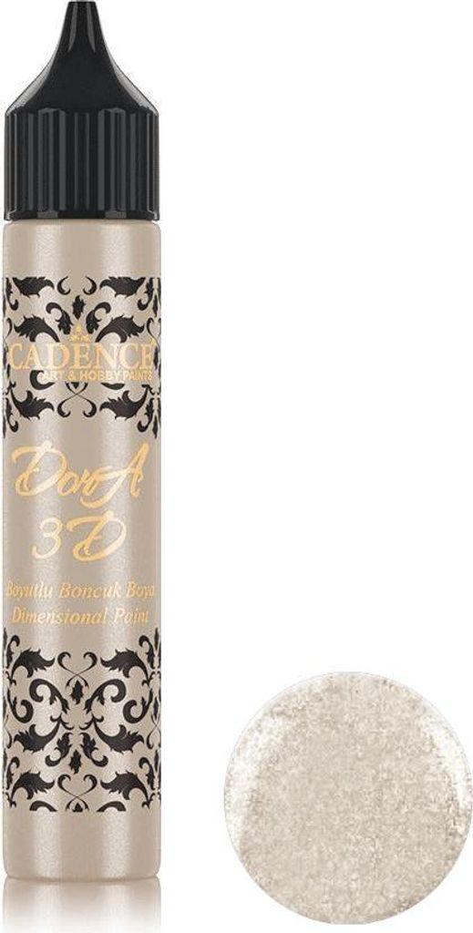 Cadence 3D Dimensional Pen - Dora Metallic 25ml Platin