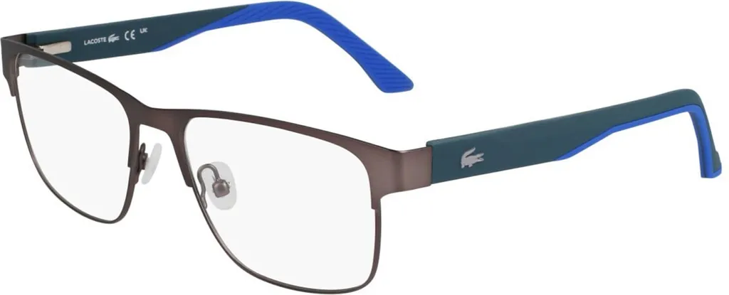 Lunettes Lacoste L2291 Gris 54mm : Monture Légère et Design Rectangulaire